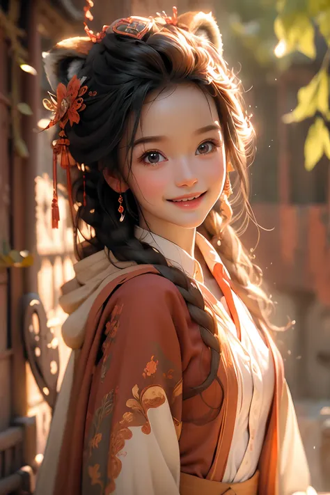 (Masterpiece, Best Quality, Very Detailed CG, Intricate Details: 1.2), 8k Wallpaper, Masterpiece, Best Quality, Award-Limited, High Quality, Super Detail, High Detail, Textured Skin, Cute, UHD, Anatomically Correct, Pixar Style, (A Cute Red Panda Wearing D...