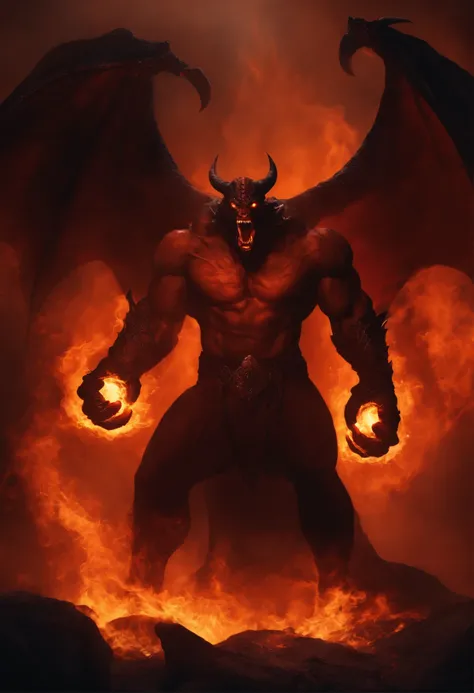 balrog, demon, fire demon, Shadow Demon, banya，Three-headed，drak，Vampires