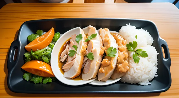 Hainanese chicken rice