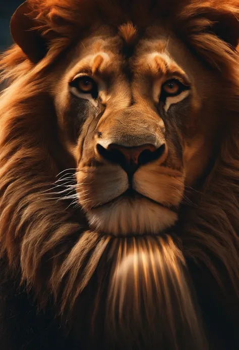 The lion is the prototype，building blocks，Many details，k hd，8k