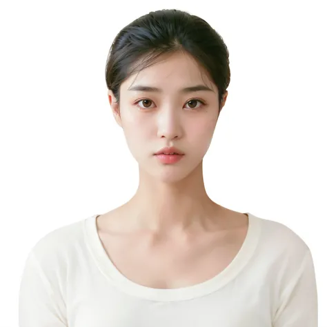 The short-haired Arad woman looks at the camera, Korean symmetrical face, Kim Hyun-joo, jiyun chae, shin min jeong, Korean woman, Choi Hyun-hwa, jaeyeon nam, Kwak Ji-young, jung gi kim, south east asian with round face, Kim Tae-joon, jin kim, Yoon Se-hyun ...