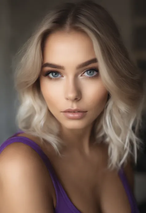 woman with matching tank top and panties, fille sexy aux yeux bleus, Portrait Sophie Mudd, Portrait de Corinna Kopf, cheveux blonds et grands yeux, selfie of a young woman, Les yeux dans la chambre, Violet Myers, ohne Maquillage, maquillage naturel, Look d...