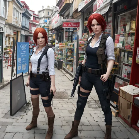 Kirsten Dunst resident evil cosplay in istanbul