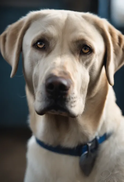 joli chien au yeux bleu labrador