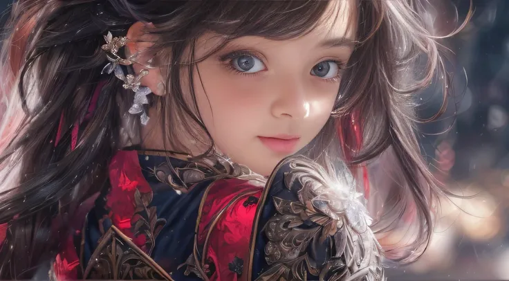 Fantasy Brunette Fairy Tale 32K，复杂，ellegance，highly  detailed，A majestic，Digital photography，Top cinema lenses，surrealism painting，Broken rubies，Beating magic，Entwined water magic，（tmasterpiece，Cinematic light，Fine beautiful eyes：1.2），hdr，Void 5 Energy Sto...