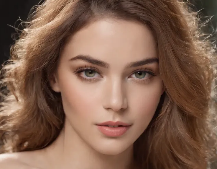 This woman is an 18-year-old, com cabelos ruivos que caem em ondas suaves sobre seus ombros. Seus olhos azuis brilham com curiosidade e vivacidade. Ela possui uma pele branca e delicada, Improving Your Angelic Appearance. Com uma altura de 1,55m, ela tem u...