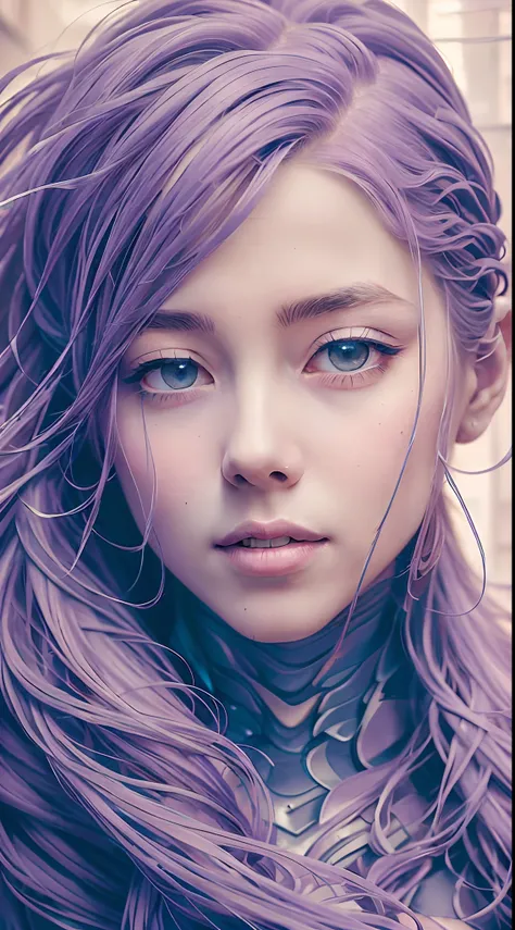 Stable diffusion cues:
lavender hair, Light blue eyes, A woman wearing a red and white mech, Metallic texture, (Best quality,4K,A high resolution,Masterpiece:1.2), Ultra-detailed, Realistic:1.37, sportrait, Vibrant colors, Soft lighting, ruined city in the...