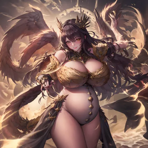 1((Pregnant Woman))((Huge golden ponytail))((Restful face))Girl with a troubled face、nightcity、Sateen、Kimono without sleeves、A dark-haired、Holding a weapon with blood on it、Looking at the camera、Cherry blossoms are dancing，Unusually resistant、red blush、Ple...