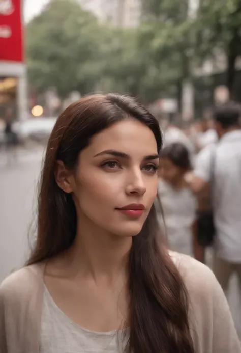 mulher, negra, delicada, caminhando na Avenida Paulista, tomando Coca Cola, atravessando a rua