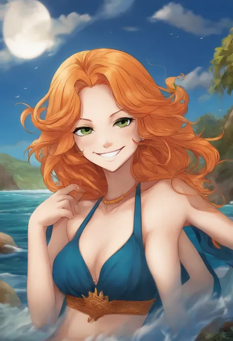 Nami,Onepiece,smiling,