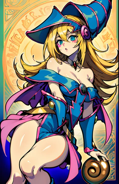 Arte Oficial, Unidad 8K Fondo de pantalla, Ultra detallado, beautiful and aesthetic, Obra maestra, La mejor calidad, (Zenredar, mandala, enredo, enredar), (Arte fractal:1.3) , 1niña dark magician girl, Pecho grande, extremadamente detallado, Dynamic Angle,...