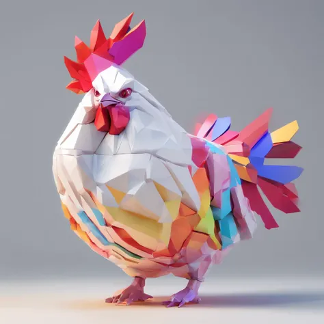 body builder、Only the head is a chicken human、colourfull、Perfect alignment, body builder、Chickens only the head，Crystal Vase，Rose flower, Wearing sunglasses, cheerfulness, Standing position, Abstract beauty, Centered, Looking at the camera, Facing the came...