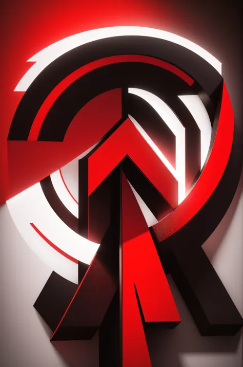 RedKolz design logo, red and black, spotlight, clean letters, absurdres, high res, ultrasharp, 8K, masterpiece