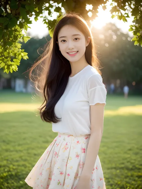 best qualtiy，tmasterpiece，超高分辨率，（真实感：1.4），RAW photogr，1girll，long whitr hair，Face Highlighting，Pure，Girly，Flushing，18yr old，18-year-old smiling female classmate，Pure，Innocent，（best qualtiy，8K，tmasterpiece:1.3），Goose egg face，being thin，largeeyes，long eyela...