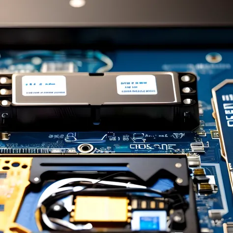 SSDs on your desktop，Give this hard drive a close-up。The table top is slightly decorated