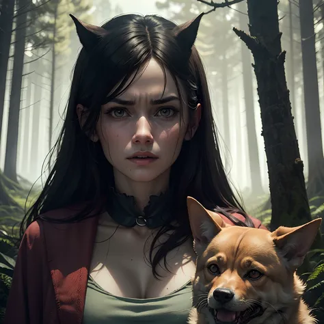 An analog horror about a woman with a demonic Dog who goes around in forest and kills people who wonder there in gruesome ways