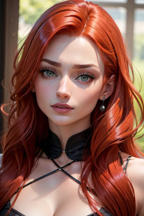 um close up de uma mulher com longos cabelos ruivos usando um colar, Sophie Turner, Menina de Sophie Turner, Chance, Sansa Stark, ela tem cabelos ruivos, cabelo de cobre, she is redhead, cabelos ruivos macios, Deusa dos cabelos ruivos, red hair and attract...