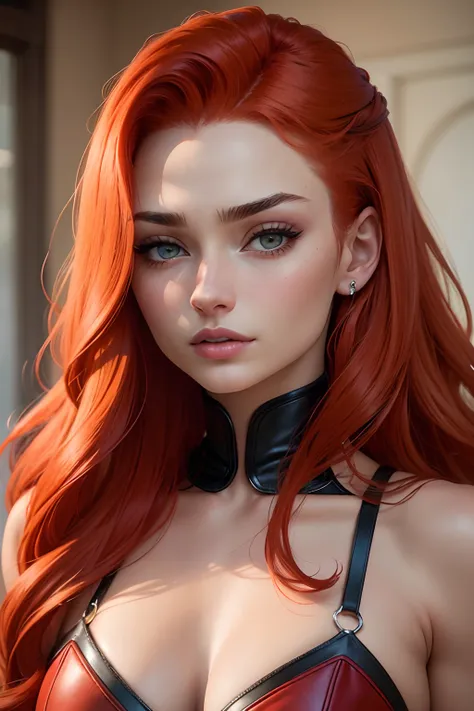 um close up de uma mulher com longos cabelos ruivos usando um colar, Sophie Turner, Menina de Sophie Turner, Chance, Sansa Stark, ela tem cabelos ruivos, cabelo de cobre, she is redhead, cabelos ruivos macios, Deusa dos cabelos ruivos, red hair and attract...