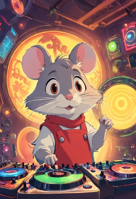 DJ Rat　charicature