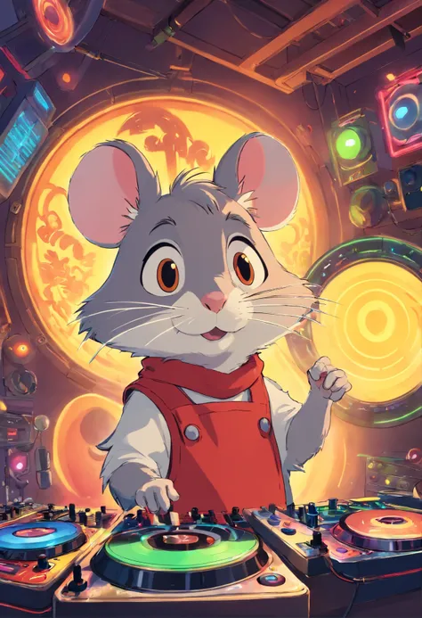 DJ Rat　charicature