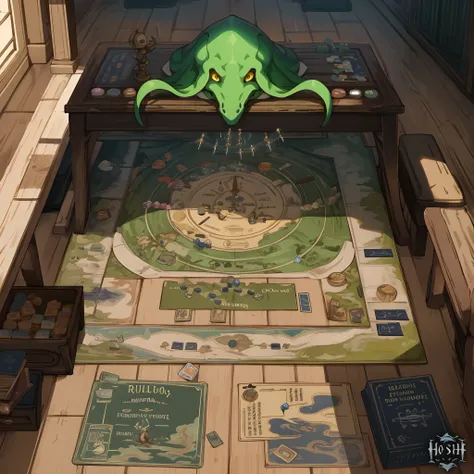 A huge board game based on the Cthulhu Mythos, rulebook,