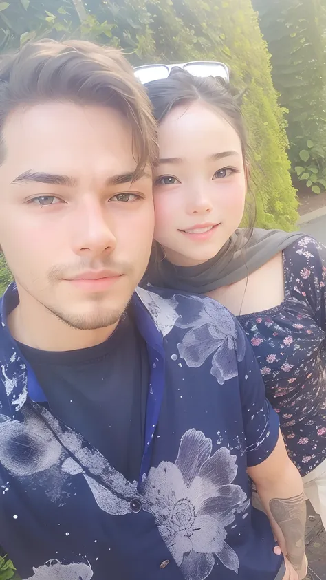 Cute girl and boy