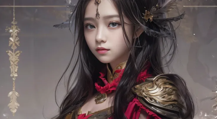 Fantasy Brunette Fairy Tale 32K，复杂，ellegance，highly  detailed，A majestic，Digital photography，Top cinema lenses，surrealism painting，Broken rubies，Beating magic，Entwined water magic，（tmasterpiece，Cinematic light，Fine beautiful eyes：1.2），hdr，Void 5 Energy Sto...