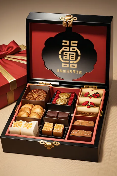 Chinese-style pastry gift box