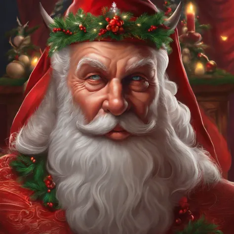 draw satan claus