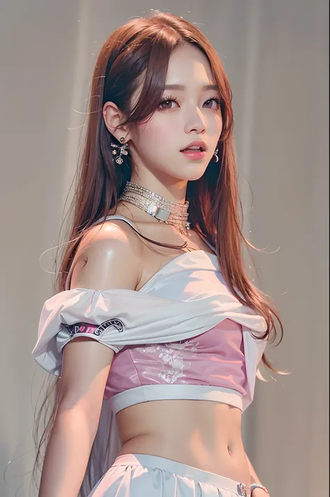 a close up of a woman in a short skirt and a microphone, jisoo from blackpink, jisoo of blackpink, blackpink jennie, bae suzy, portrait jisoo blackpink, lalisa manoban of blackpink, jia, performing on stage, kda, lalisa manobal, sun yunjoo, jossi of blackp...