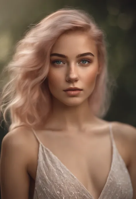 photo of beautiful age 18 girl, pastel hair, freckles sexy, beautiful, close up, young, dslr, 8k, 4k, ultrarealistic, realistic, natural skin, textured skin (((nude)))