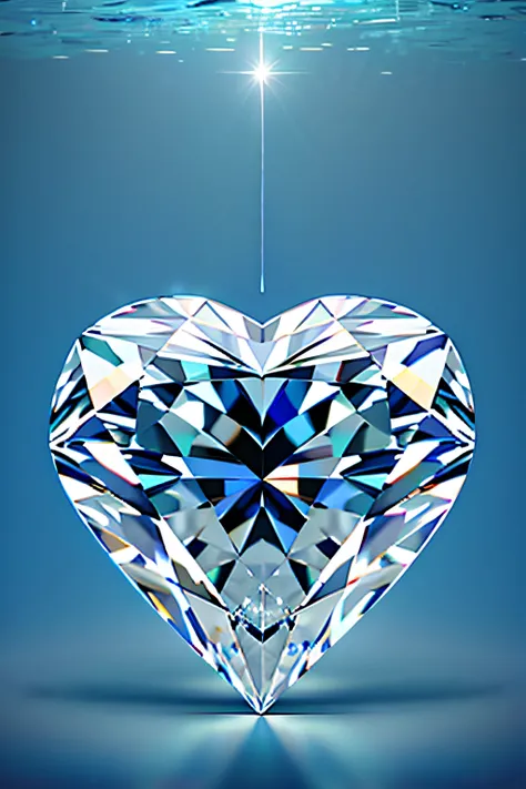 diamond in the shape of a heart