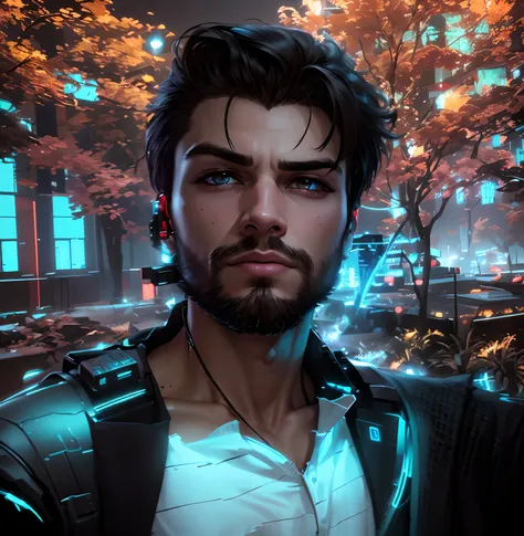 change background cyberpunk handsome boy, ultra relastic face, 4k, ultra hd