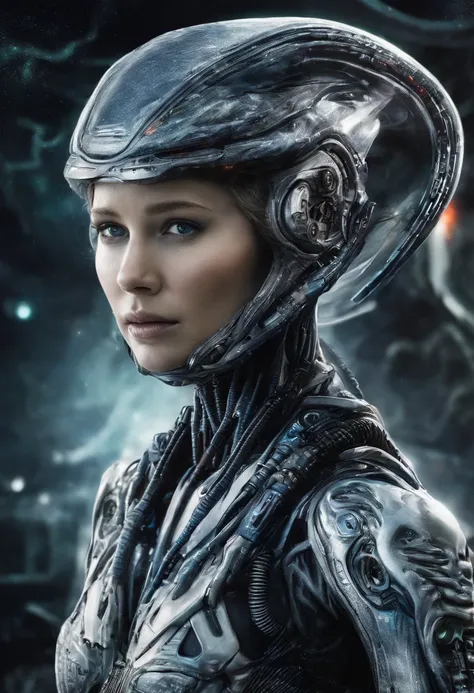 Jennifer Lawrence, alien princess, ultra detailed