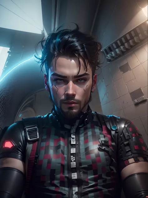 Change background cyberpunk handsome
boy, realistic face, 8k, ultra realistic!