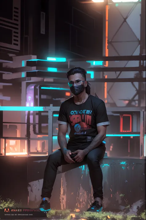 Change background cyberpunk but  realistic face same to same