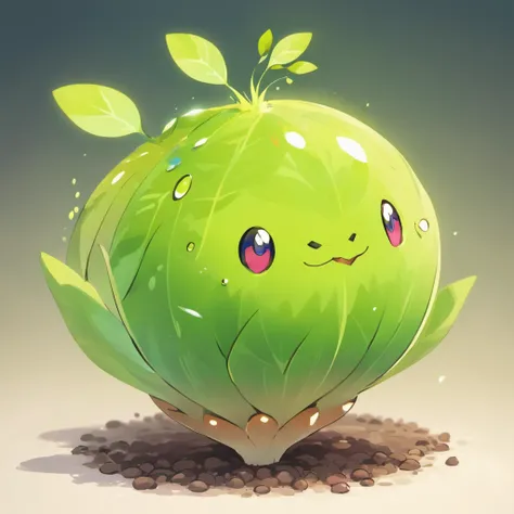 A strange seed was planted on its back at birth. The plant sprouts and grows with this Pokémon, masterpiece, best quality