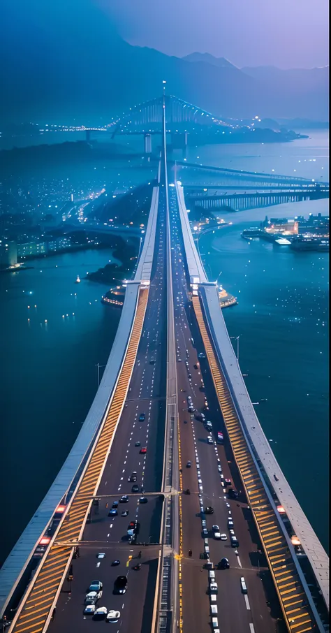 Daytime view of the city with bridges and rivers, Seoul, Daytime , Day view, professional, urban in the background, Daytime shooting, Full image, version 3, City view, print ready, image, detailled image, Midday view, Photos taken at noon