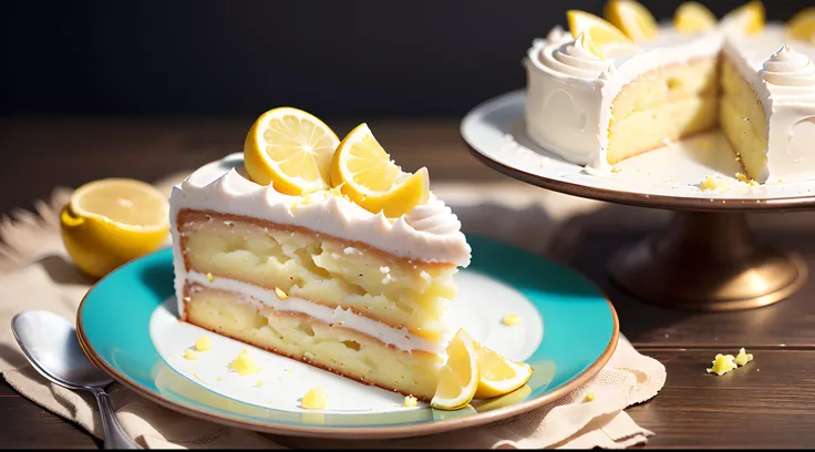 Lemon Cake with Lemon Icing