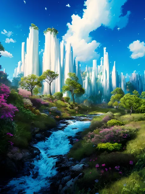 masterpiece, best quality, high quality,extremely detailed CG unity 8k wallpaper, An enchanting and dreamy scene of a fantasy forest, with towering trees, glowing mushrooms, and hidden fairy glens, creating a sense of mystique and enchantment, artstation, ...