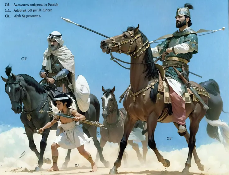 arab and persian warriors