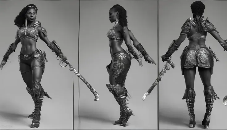 uma mulher com uma roupa preta e um tigre, mulheres guerreiras musculosas, A leoa preta lisa, Rainha da Selva, Wakanda, epic 3 d oshun, Fundo Wakanda, mulher forte, pele negra!!!, pele escura deusa feminina do amor, pantera negra, Warrior Woman, amazon war...