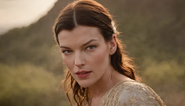 A jovem Milla Jovovich como Lilu, O quinto elemento