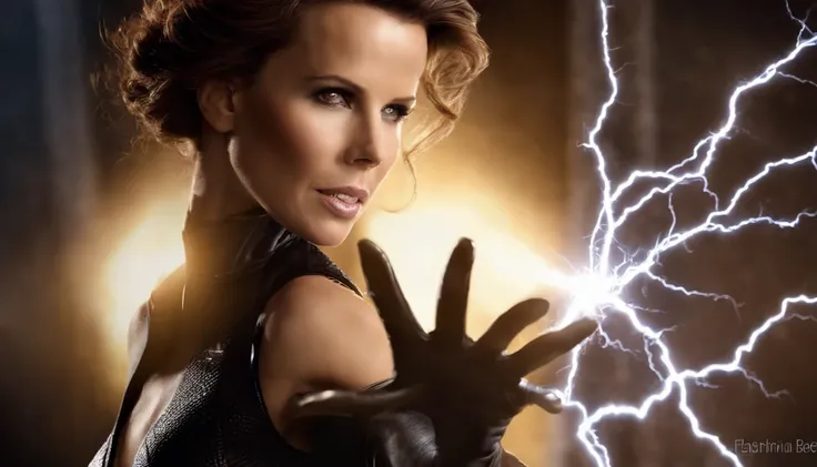 (((Kate Beckinsale como rainha do gelo de X-Men))), (vestindo fantasia sexy de rainha do gelo, minissaia branca), (hyper realistic:1.4), (Realistic:1.3), (melhor qualidade de pele textura real), menina musculosa, (cabelos brancos longos ondulados), (Use fl...