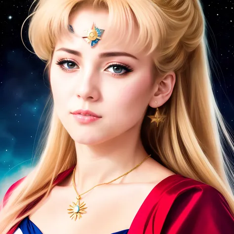 (Mature and realistic portrayal:1.2) Sailor Moon convey raw emotions, reflecting both strength and vulnerability. The composition would emphasize her tear-stained face, portraying the pain and heartbreak she experienced throughout her tour. The lighting wo...