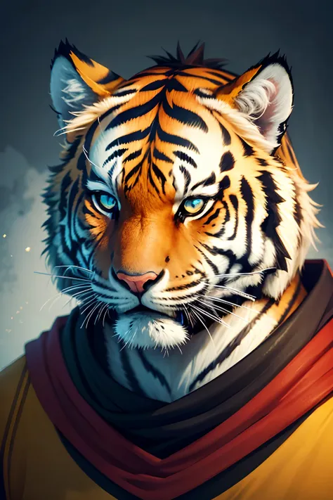 tiger head character