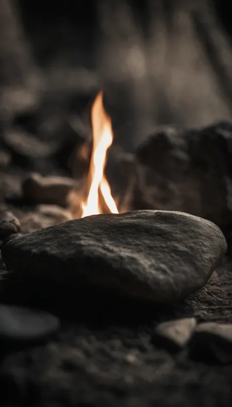 stone rubbing and other ancient techniques used by early humans to start fires.