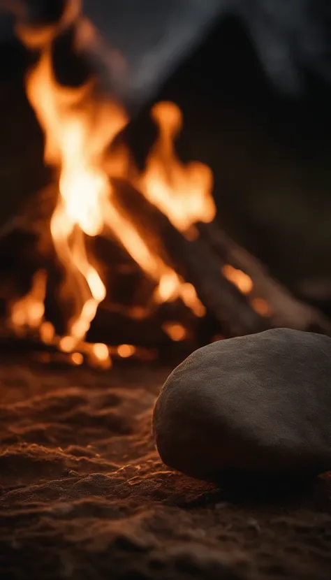 stone rubbing and other ancient techniques used by early humans to start fires.