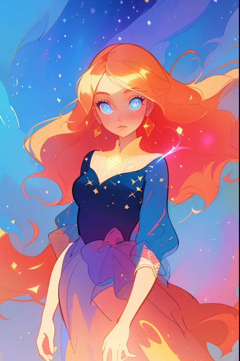 beautiful anime girl in an intricately designed layered ballgown, inspired by Glen Keane, inspired by Lois van Baarle, disney art style, by Lois van Baarle, glowing aura around her, by Glen Keane, jen bartel, glowing lights! digital painting, flowing glowi...