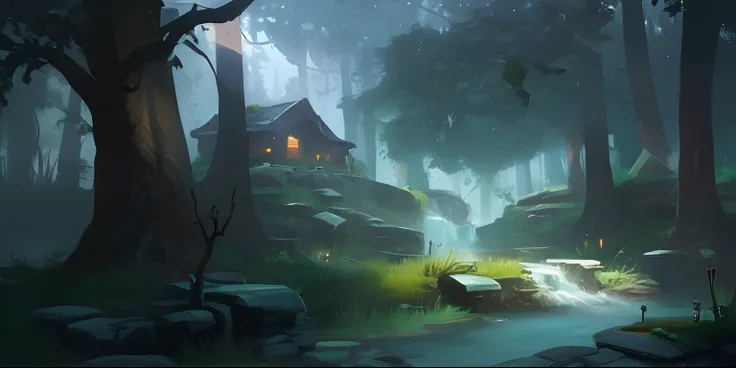 environment painting, environment design